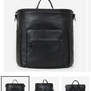 Fawn Design Black Baby Bag The Original Diaper Backpack